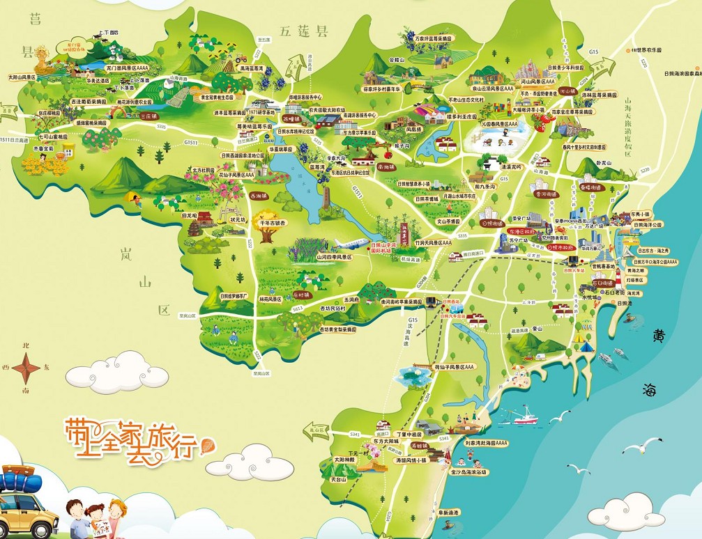 佛冈景区使用手绘地图给景区能带来什么好处？